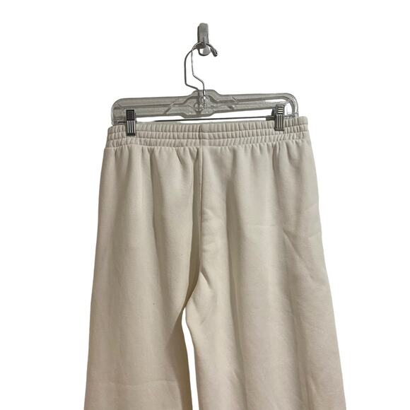 Zara White Straight Leg High Waist California Jogger Trousers Sz L NWOT - Picture 12 of 16